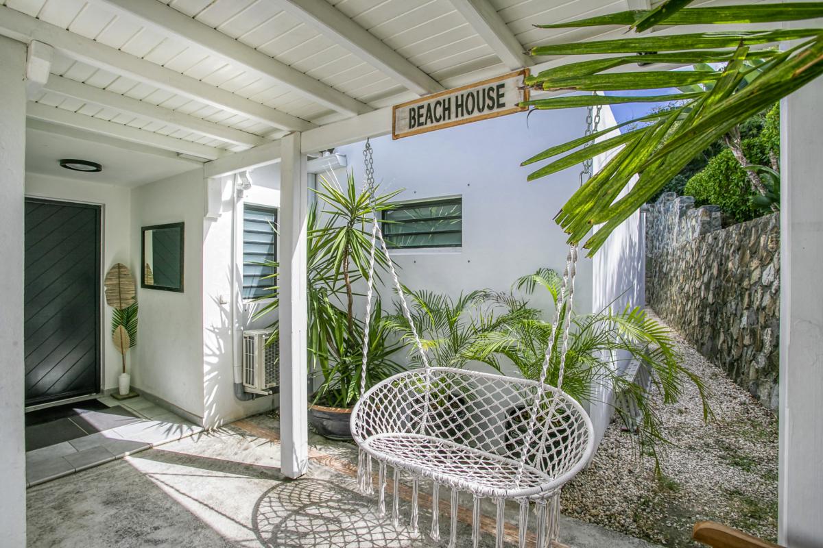 A louer villa vue mer Mont Vernont Saint Martin_ Jardin - 38